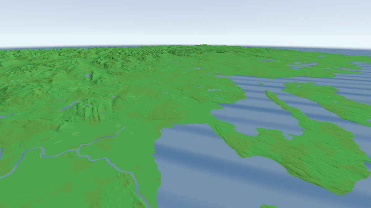 Vulkan Synthetic Vision System screenshot